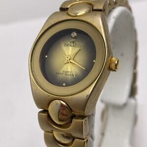 Vintage Denacci Womens Gold Watch New Battery